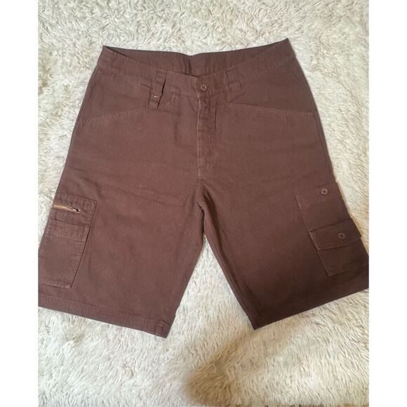 Weekendz off Men brown cargo shorts 34x12 - Picture 3 of 6
